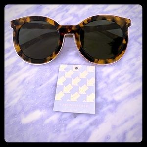 Karen Walker Super Duper Tortoise Sunglasses